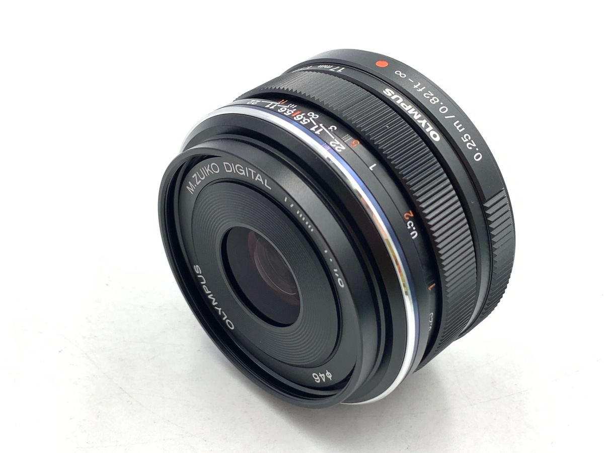 中古：A(美品)】オリンパス M.ZUIKO DIGITAL 17mm F1.8 ブラック