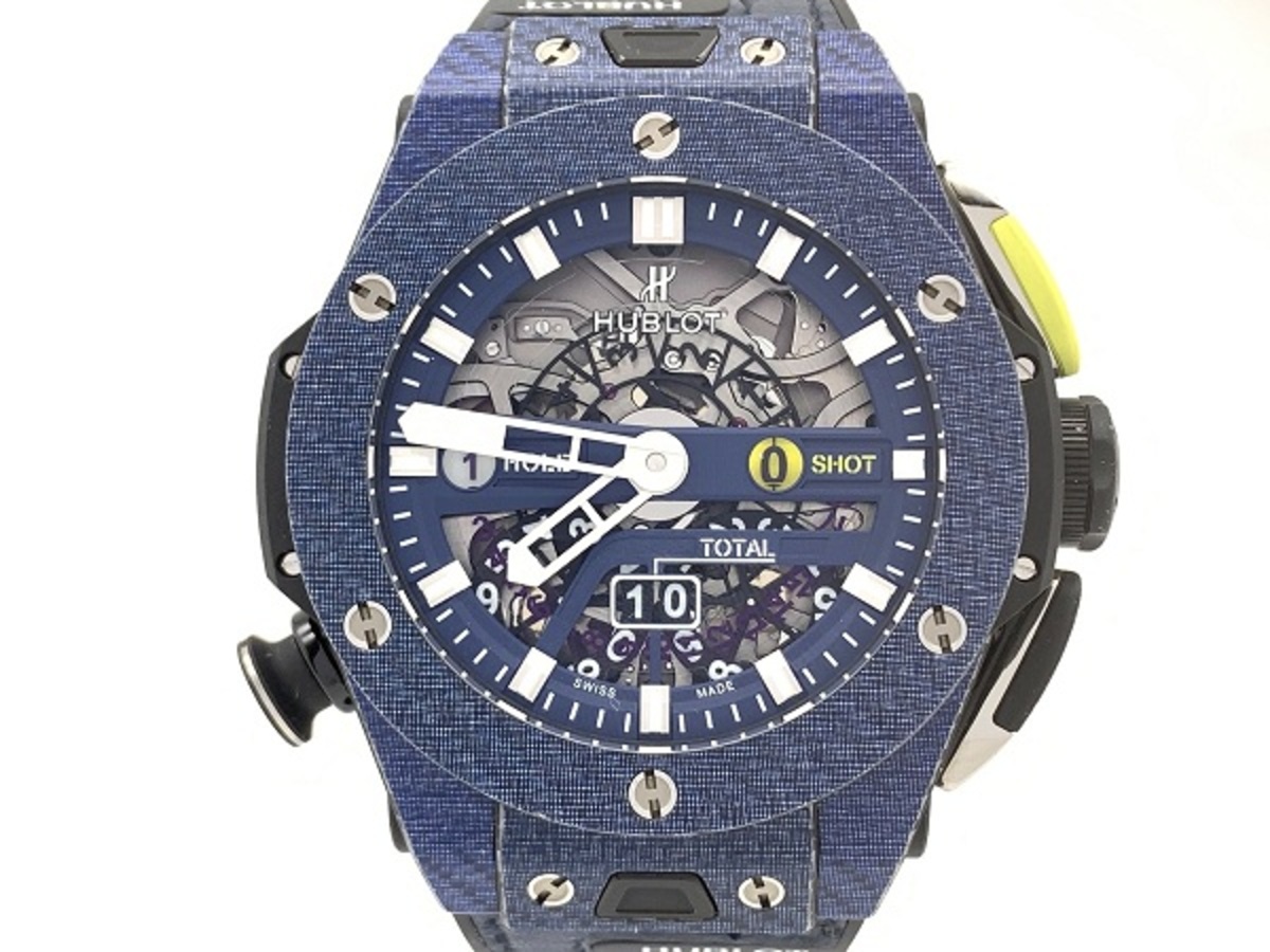 ウブロ ビッグバン ブルー 416.YL.5120.VR カーボン/テキサリウム ゴルフ