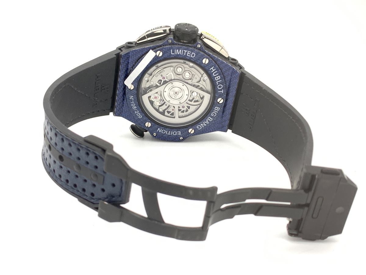 ウブロ ビッグバン ブルー 416.YL.5120.VR カーボン/テキサリウム ゴルフ