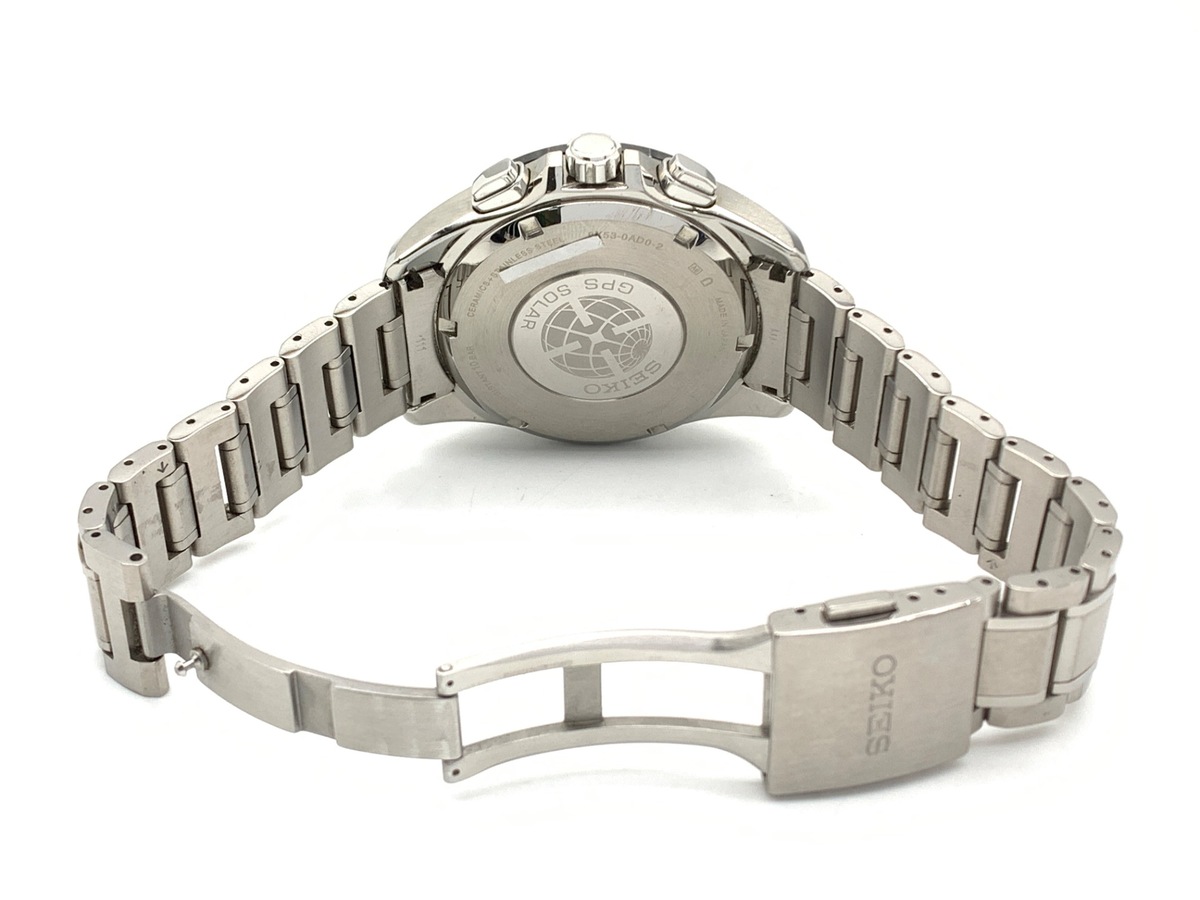 セイコー アストロン ブラック SBXB077/8X53-0AD0-2 ステンレススティール