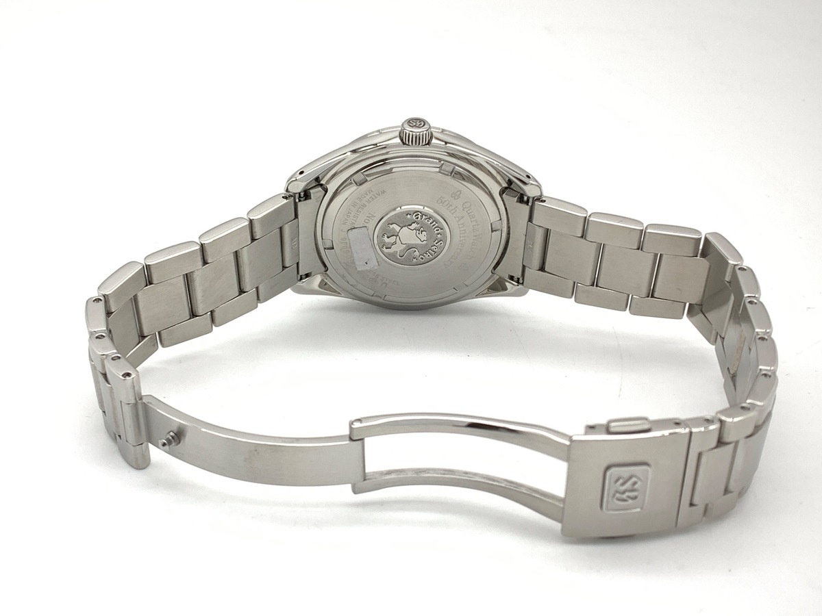 グランドセイコー クォーツ ブルー SBGN009/9F86-0AD0 クォーツ50周年記念モデル ステンレススティール