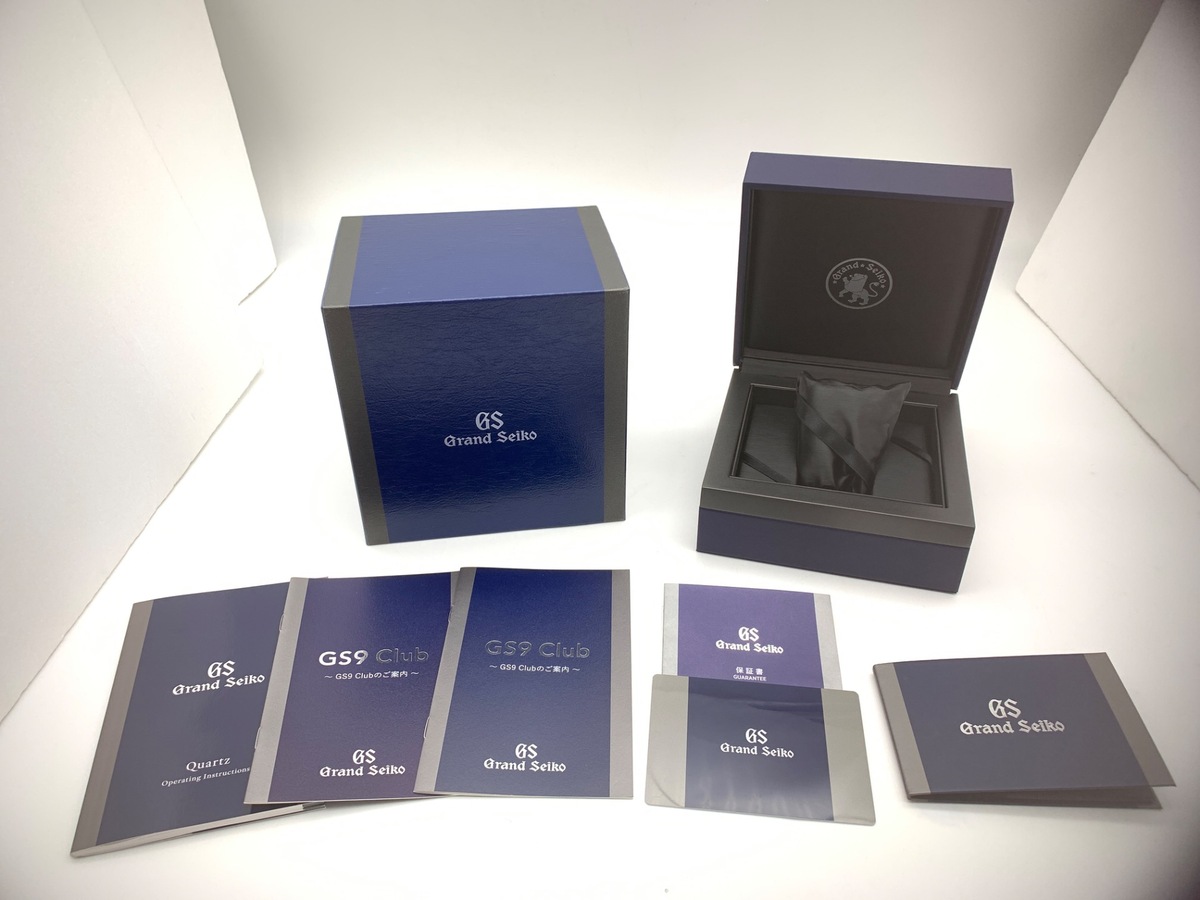 グランドセイコー クォーツ ブルー SBGN009/9F86-0AD0 クォーツ50周年記念モデル ステンレススティール