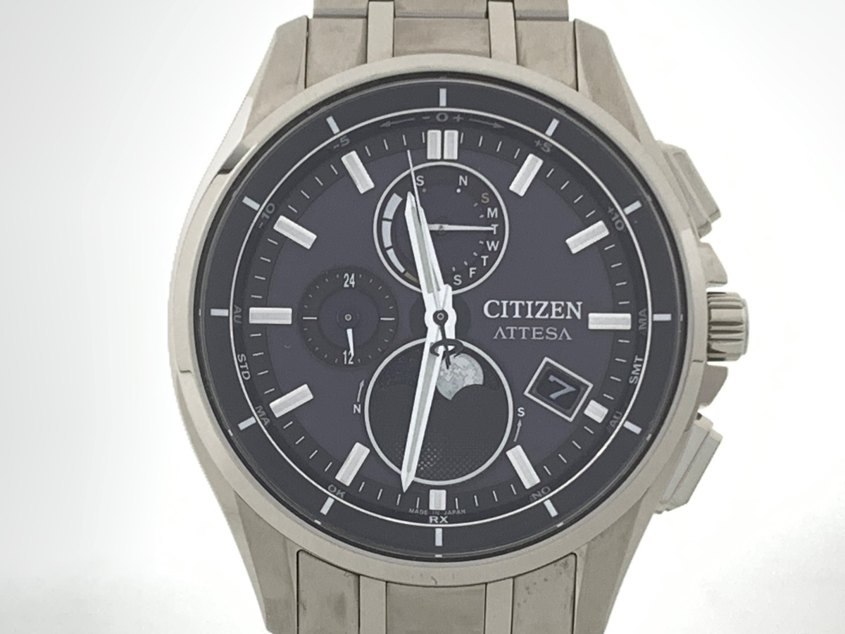 シチズン アテッサ ダイレクトフライト ブラック BY1001-66E/H874-005HK01 チタン