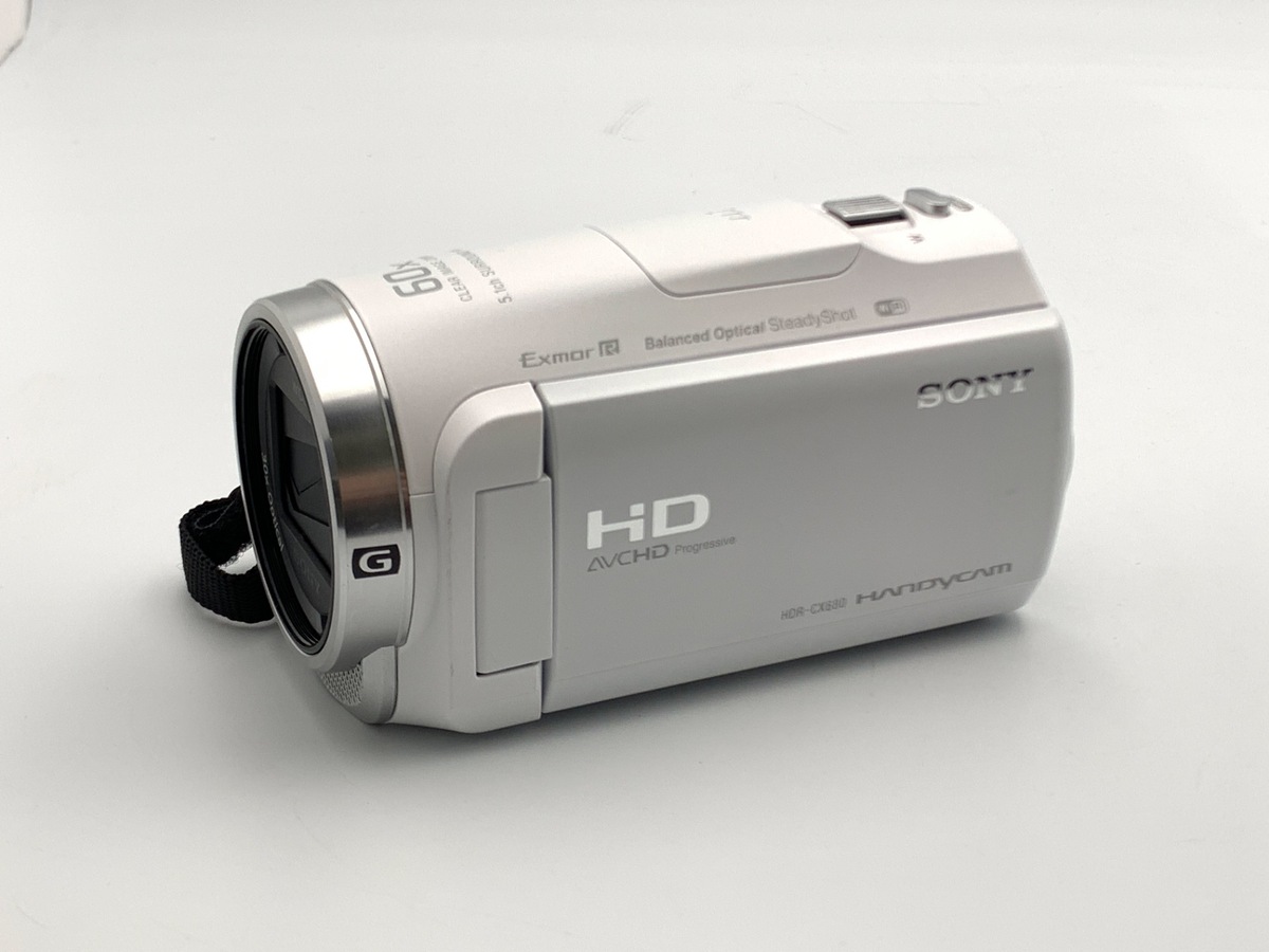 中古】ソニー デジタルHDビデオカメラレコーダー HDR-CX680 W ホワイト