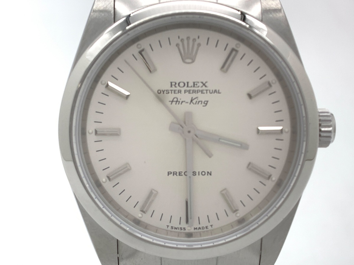 ロレックス(ROLEX) エアキング シルバー 14000 ステンレススティール