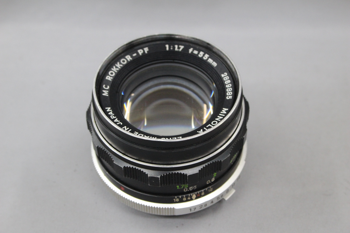 ミノルタ minolta SR101 55mm F1.7 コスパの良いオールドレンズMINOLTA MC ROKKOR-PF 55mm F1.7をレビュー