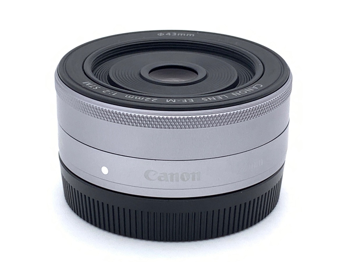 【美品】キャノン　Canon EF-M22mm F2 STM キヤノン #343 中古：A(美品)】キヤノン EF-M22mm F2 STM シルバー | 2443660072792