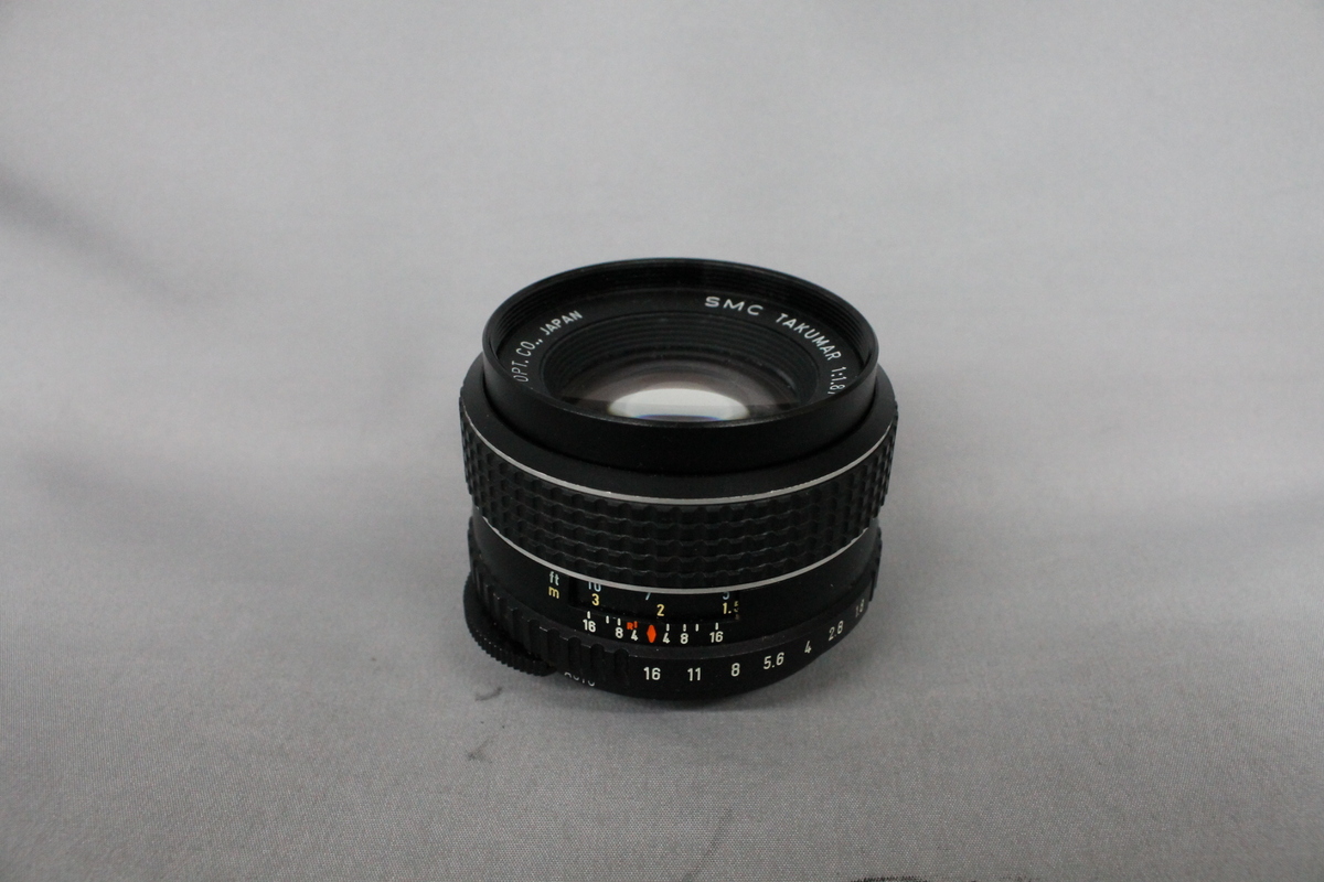 ペンタックスES+SMC-TAKUMAR 1:1.8・55mmきれいな整備品中古 中古：C(やや難あり)】ペンタックス smc TAKUMAR 55mm F1.8 New