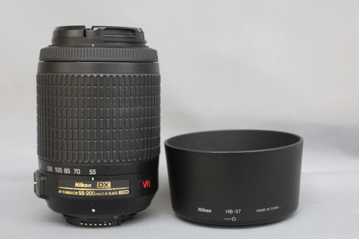 中古】ニコン AF-S DX VR Zoom Nikkor ED 55-200mm F4-5.6G(IF) 在庫 