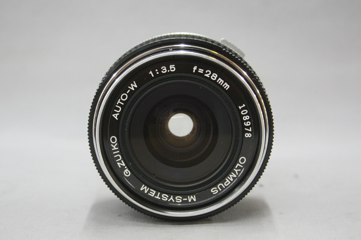 中古：C(やや難あり)】オリンパス G.ズイコー オート-W 28mm F3.5