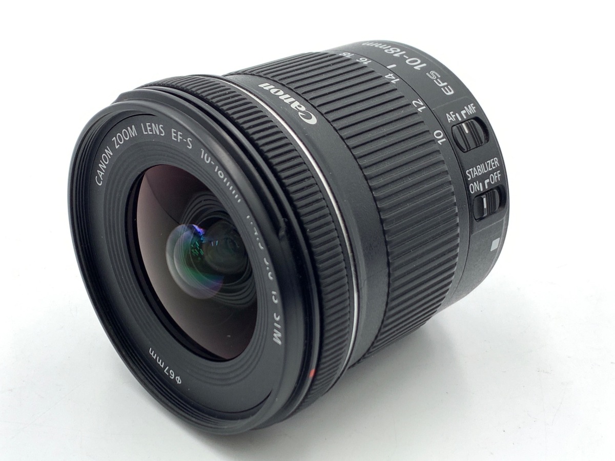中古：AB(良品)】キヤノン EF-S10-18mm F4.5-5.6 IS STM