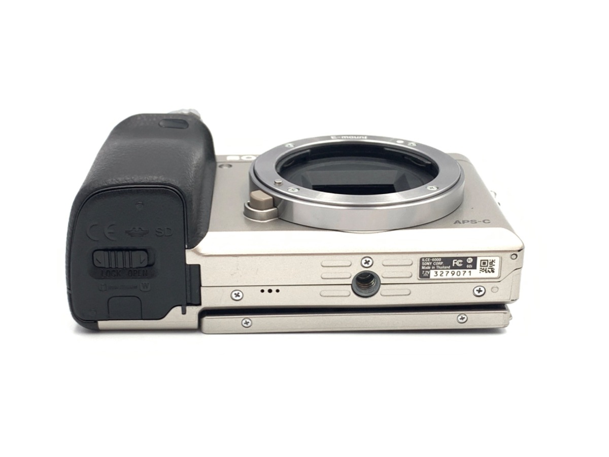 中古：B(並品)】ソニー α6000 ボディ シルバー [ILCE-6000 S