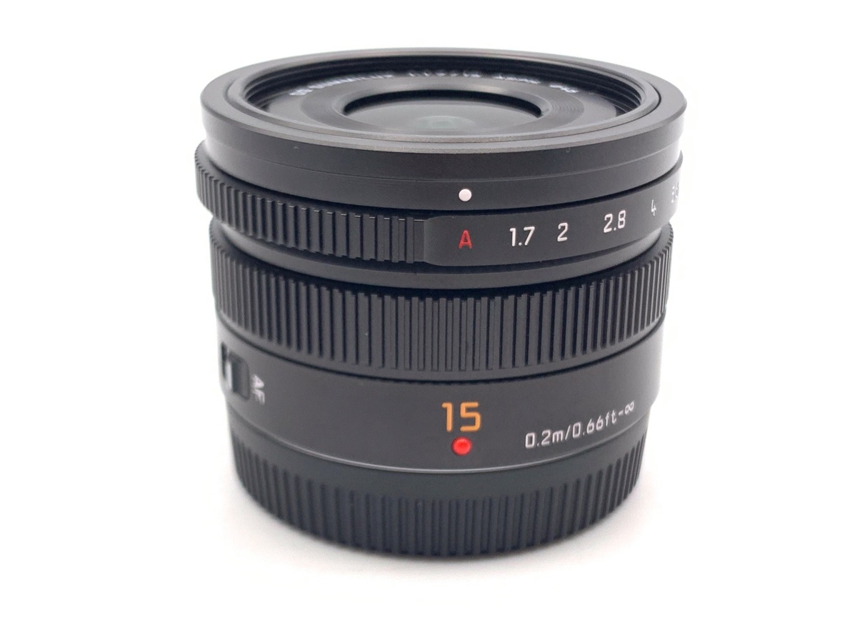 LEICA DG SUMMILUX 15mm/F1.7 ASPH. H-X015-K [ブラック] 中古価格比較