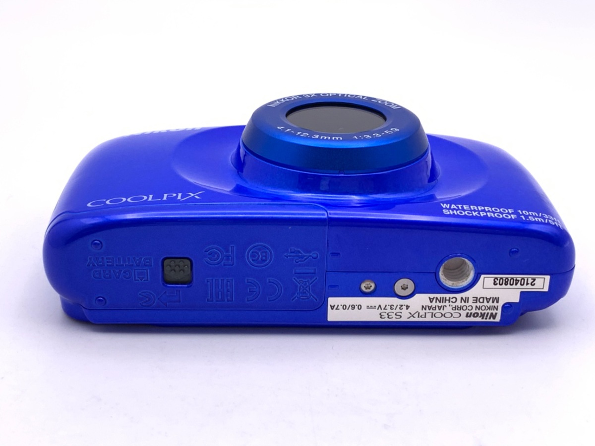 COOLPIX S33 ブルー【1317万画素】