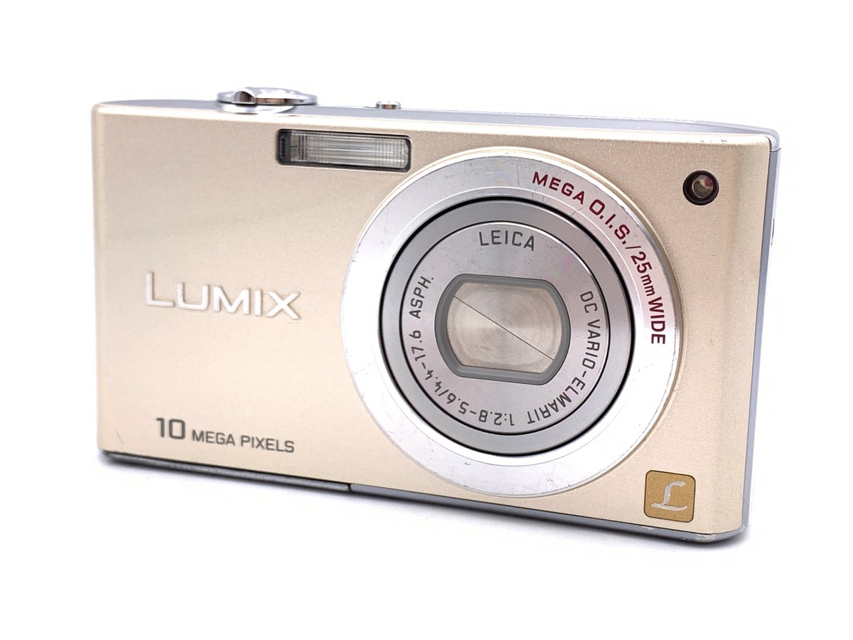Panasonic LUMIX DMC-FX35 ゴールド コンデジ 元箱付き 中古：B(並品)】パナソニック LUMIX DMC-FX35-N グロスゴールド