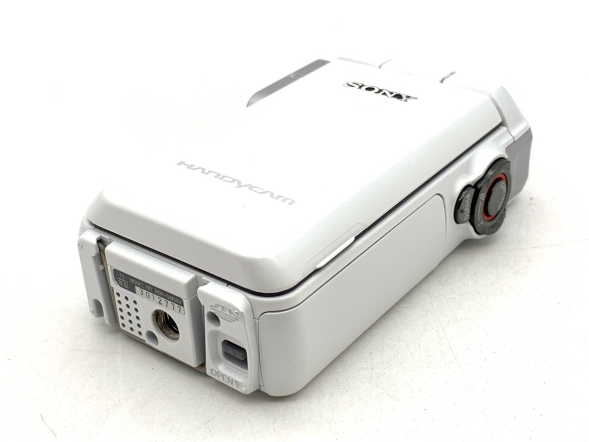 SONY ソニー　HDR-GW66 ハンディカム ホワイト HDR-GW66V 商品の写真 | デジタルビデオカメラ Handycam ハンディカム