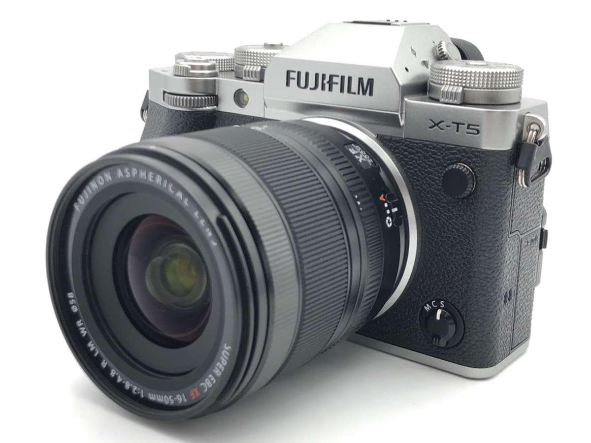 ★決算特価商品★ 中古】フジフイルム X-T5 XF16-50mmレンズキット シルバー デジタルカメラ