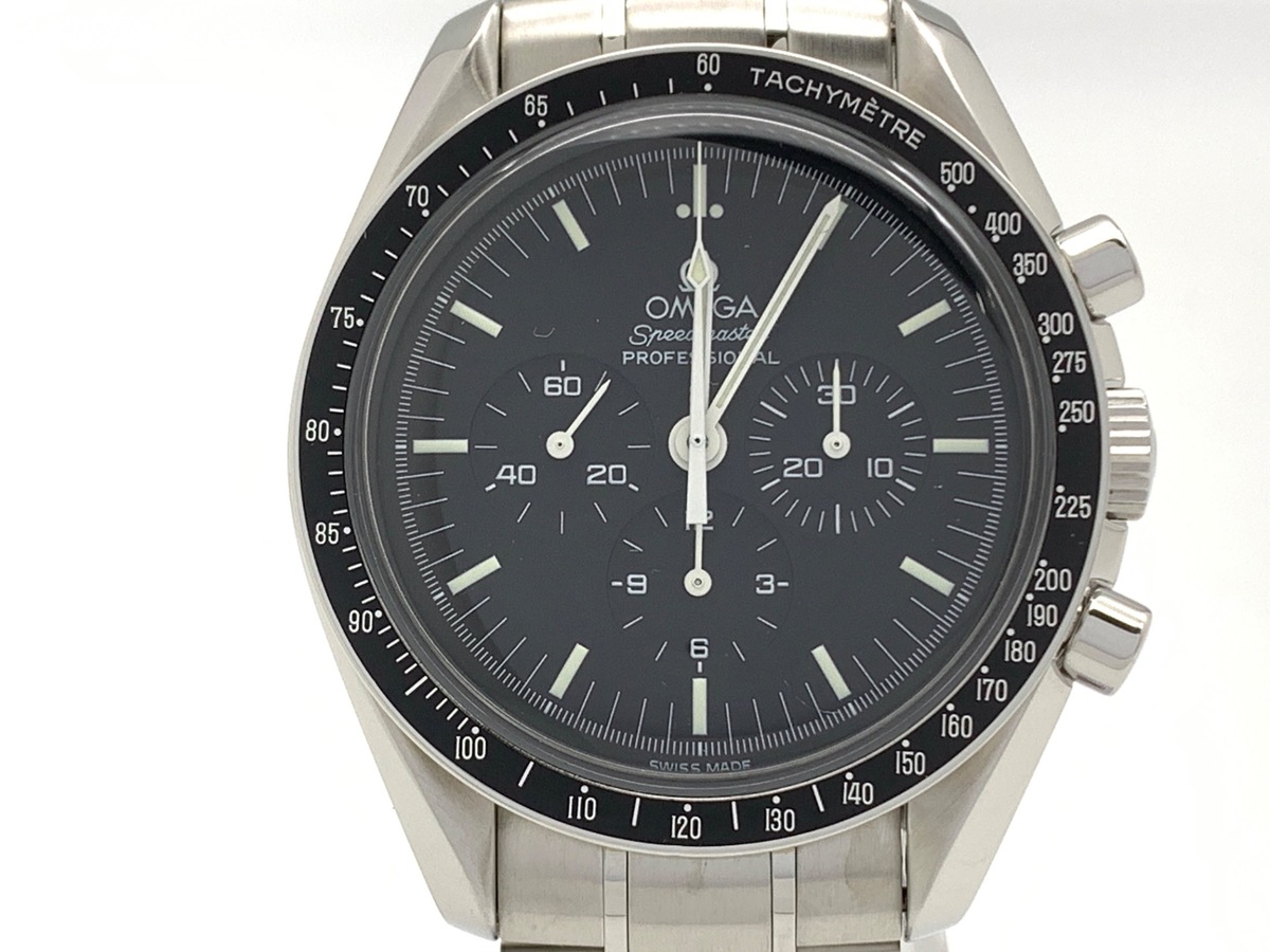 オメガ スピードマスタープロフェッショナル 3570.50 コマ3つ 幅18mm オメガ スピードマスター プロフェッショナル 3570.50レビュー