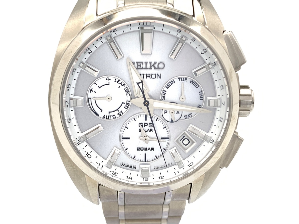 セイコー アストロン　SBXC063 5X53-0AV0 中古：AB(良品)】セイコー アストロン シルバー SBXC063/5X53-0AV0