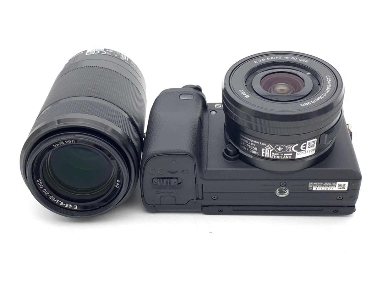中古：AB(良品)】ソニー α6400 ダブルズームレンズキット ブラック