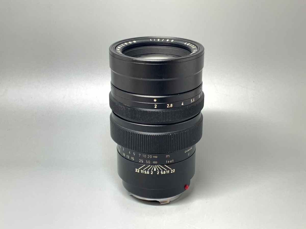 【中古】ライカ ズミクロンM 90mm F2 ブラック（2代目）