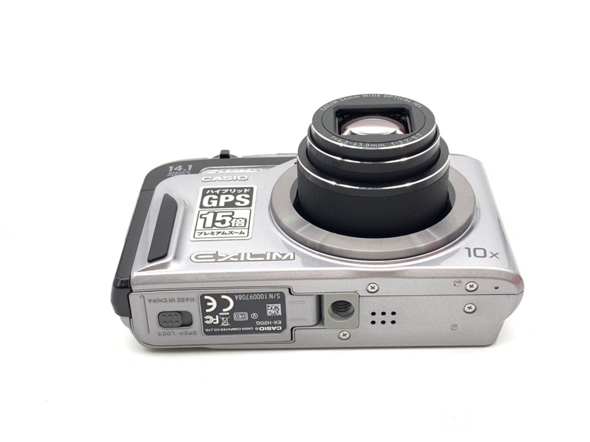 中古：B(並品)】カシオ EXILIM EX-H20G シルバー | 2443801349431