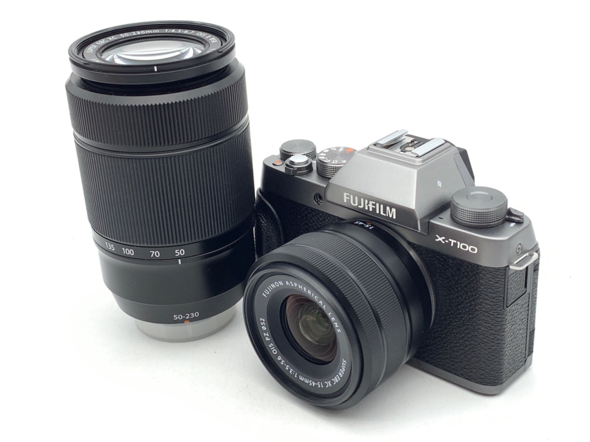 【美品】X-T100 ダブルズームレンズキット Amazon | FUJIFILM ミラーレス一眼カメラ X-T100ダブルズーム