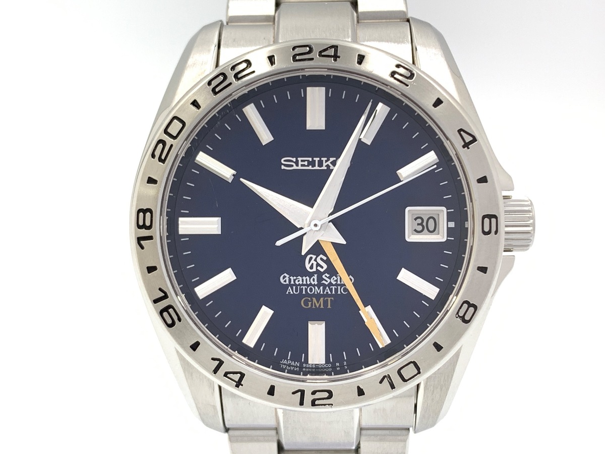 グランドセイコー メカニカル GMT ブルー SBGM029/9S66-00C0 メカニカルGMT10周年記念モデル ステンレススティール