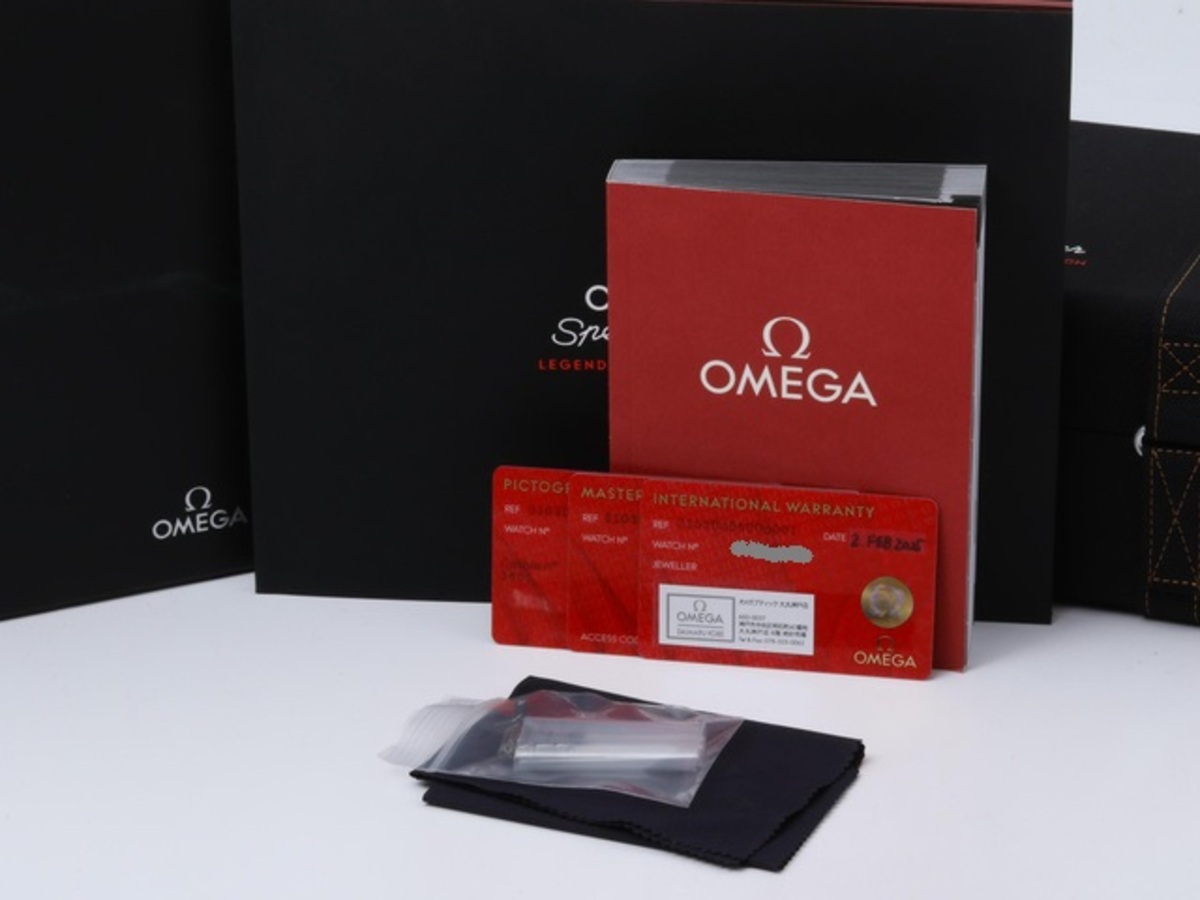 オメガ(OMEGA) スピードマスター ネイビー [ブルー系] 310.30.40.50.06.001 ステンレススティール 記念モデル ファースト オメガ イン スペース