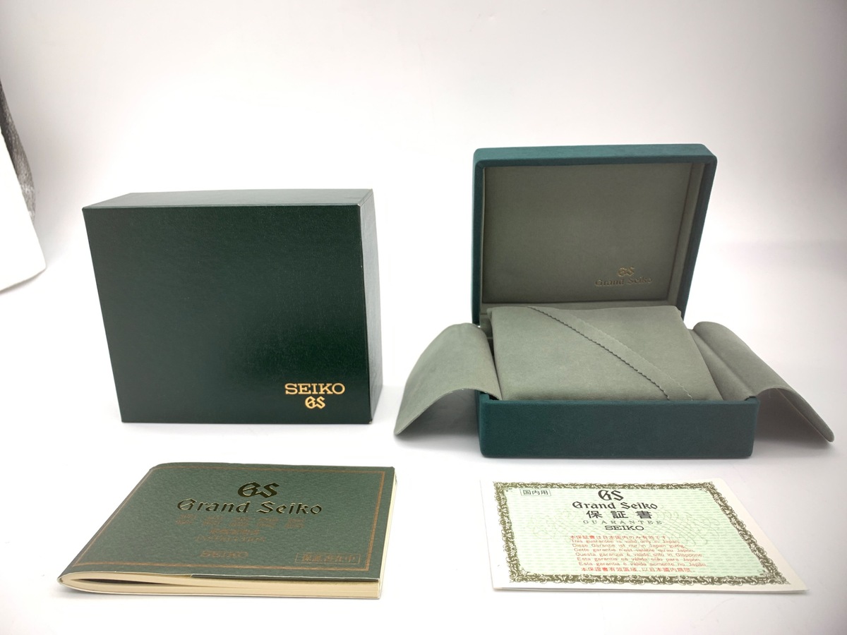 グランドセイコー クォーツ ブラック SBGX007/9F62-0A10 ステンレススティール