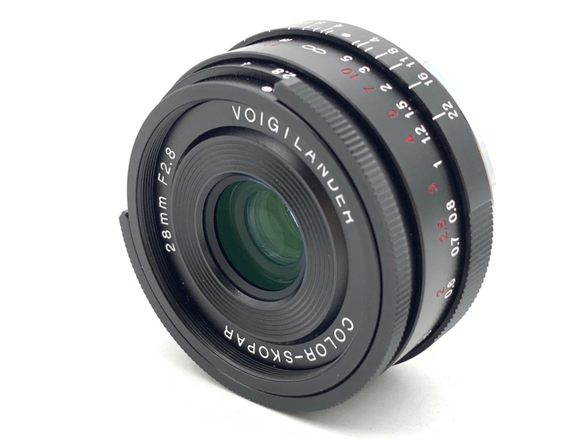 フォクトレンダー　スコパー　レンズ　SC SCOPAR 28mm f3.5 Voigtlander COLOR SKOPAR 28mm F3.5 Silver (L39) 【AB】 | レンズ