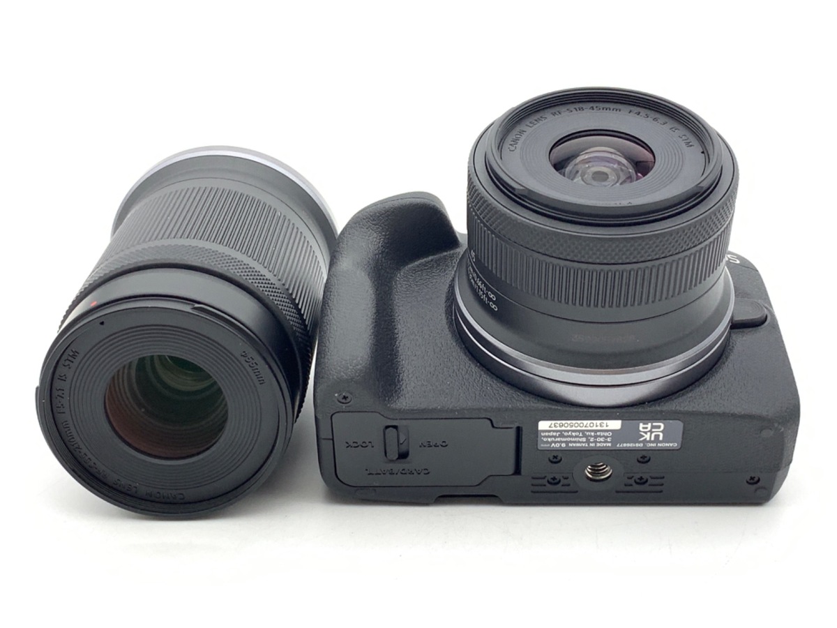 中古：B(並品)】キヤノン EOS R50 ダブルズームキット ブラック