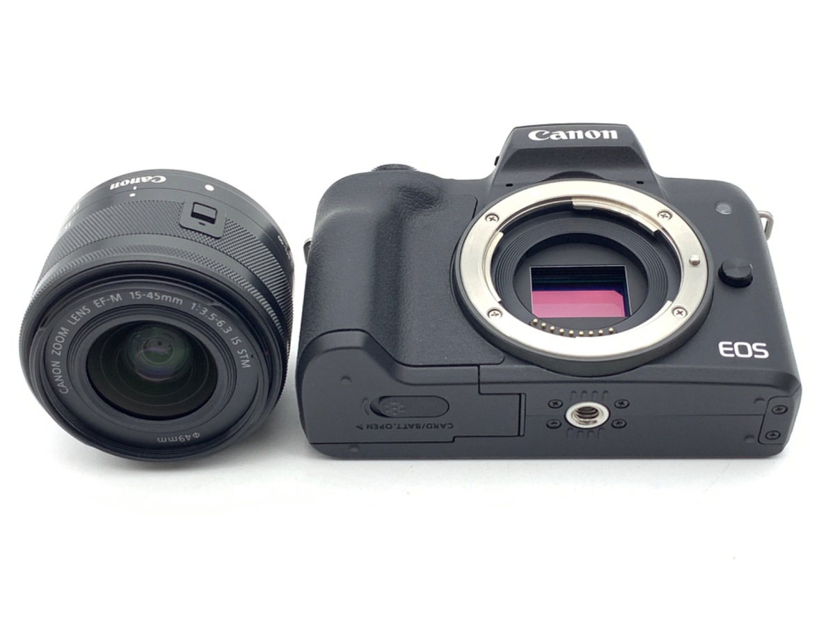 中古：A(美品)】キヤノン EOS Kiss M EF-M15-45 IS STM レンズキット