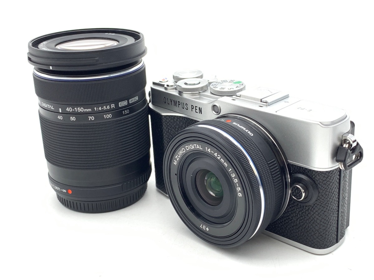 中古：AB(良品)】オリンパス PEN E-P7 EZ ダブルズームキット シルバー 