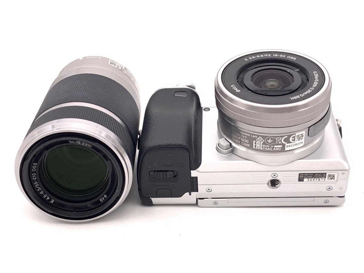 中古：B(並品)】ソニー α6400 ダブルズームレンズキット シルバー