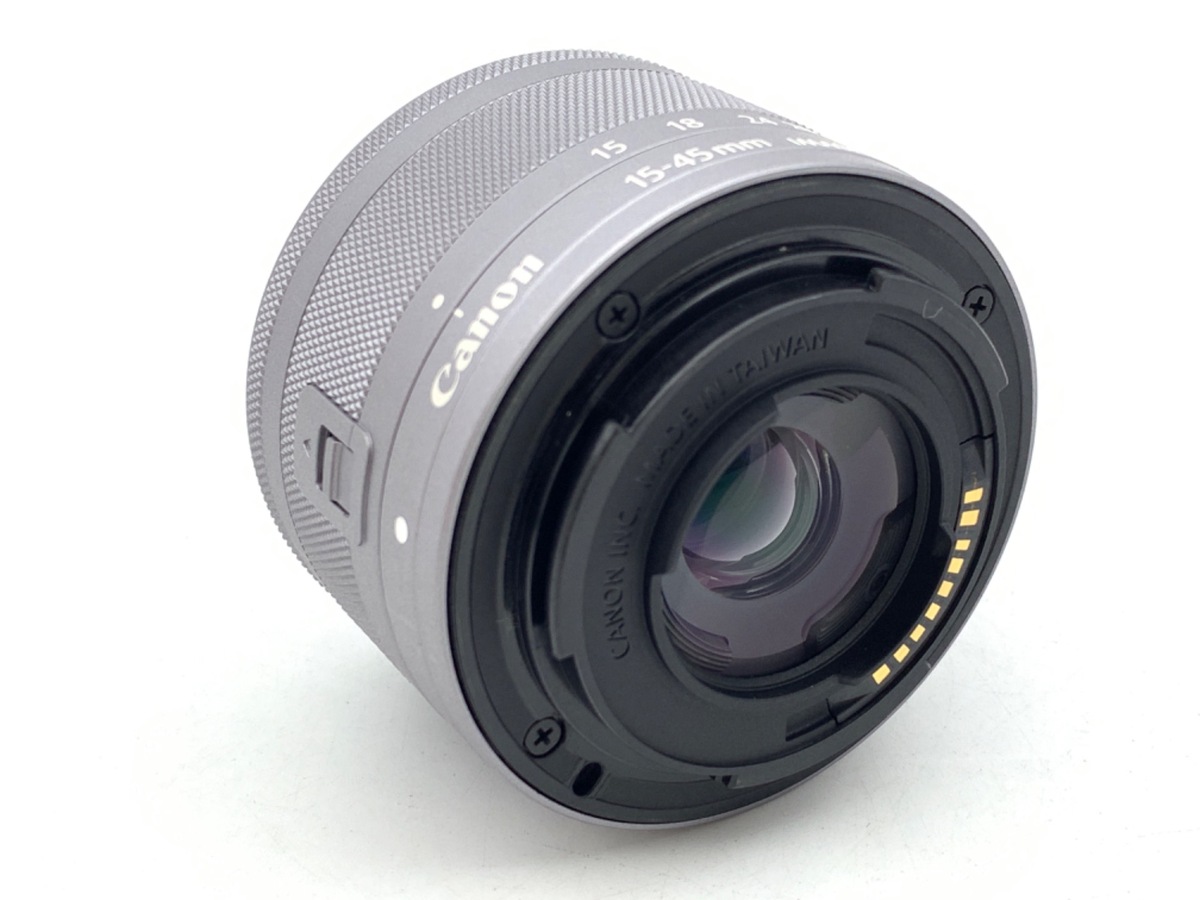 CANONキヤノンEF-M15-45mm F3.5-6.3 IS STM　新標準ズームレンズ　シルバー 良品] Canon EF-M15-45mm F3.5-6.3 IS STM [グラファイト] ⁄ キヤノン