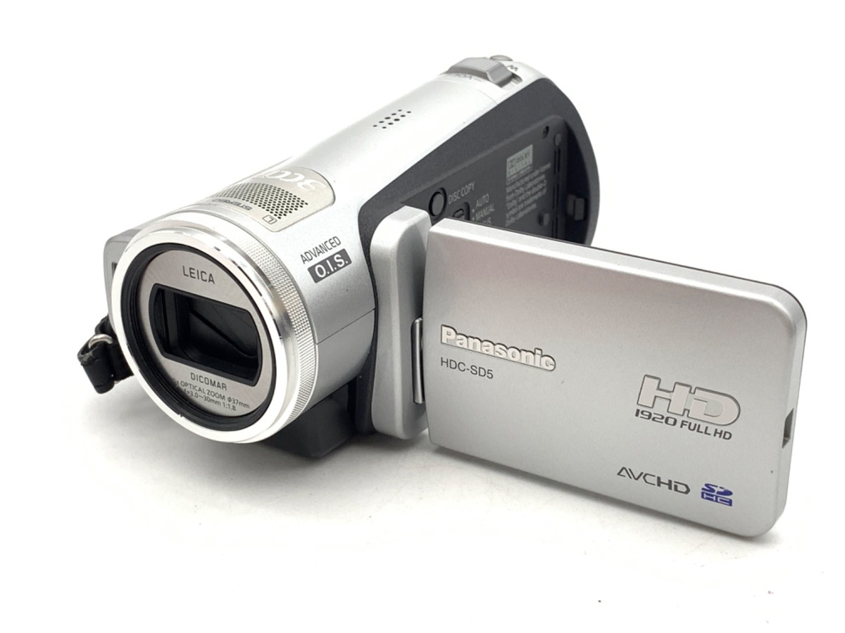 【Panasonic】デジタルハイビジョンビデオカメラ HDC-SD5/シルバー Amazon.co.jp: パナソニック デジタルハイビジョン SDビデオ