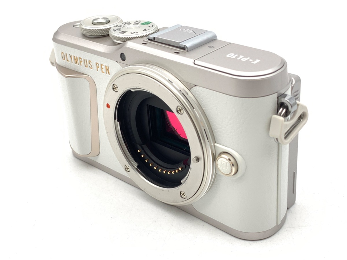 【中古品】OLYMPUS PEN E-PL10 ホワイト 中古】(オリンパス) OLYMPUS E-PL10 EZダブルズームキツト