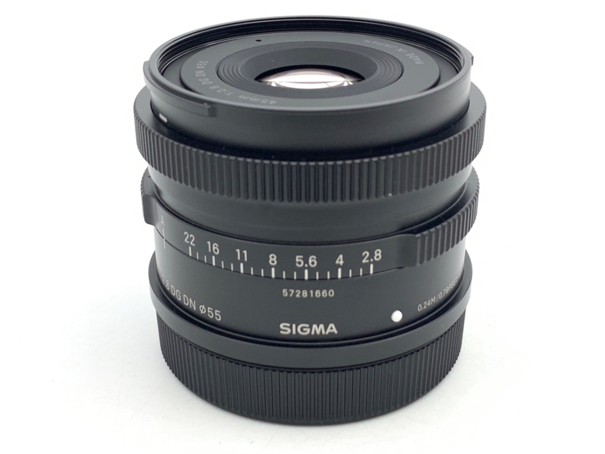 中古　美品　SIGMA C 45mm F2.8 DG DN ソニーE用 45mm F2.8 DG DN [ソニーE用] 中古価格比較 - 価格.com