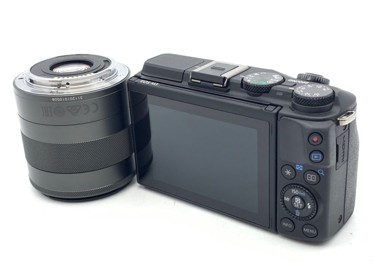 中古：AB(良品)】キヤノン EOS M3 EF-M18-55 IS STM レンズEVF