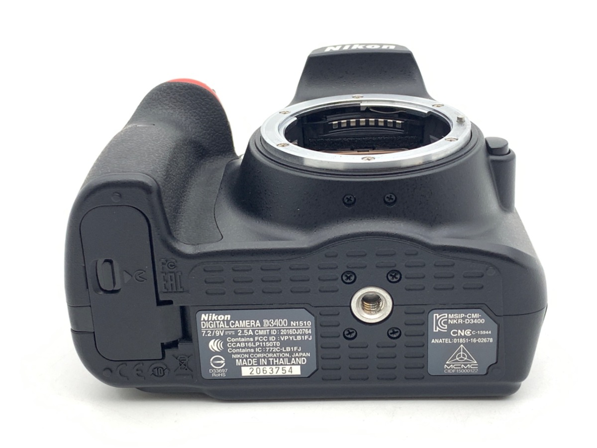 中古：B(並品)】ニコン D3400 ボディ ブラック | 2443801429355