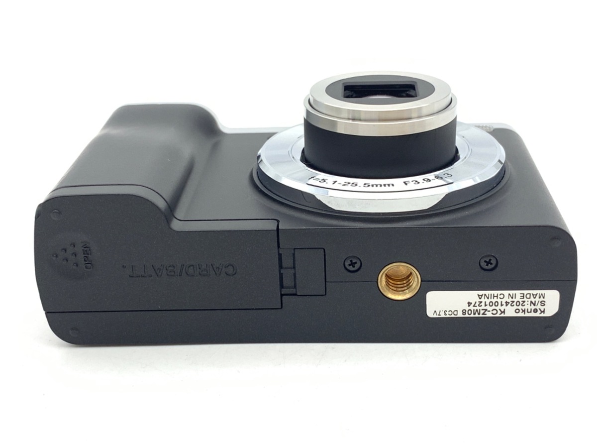 中古：B(並品)】ケンコー デジタルカメラ KC-ZM08 ブラック