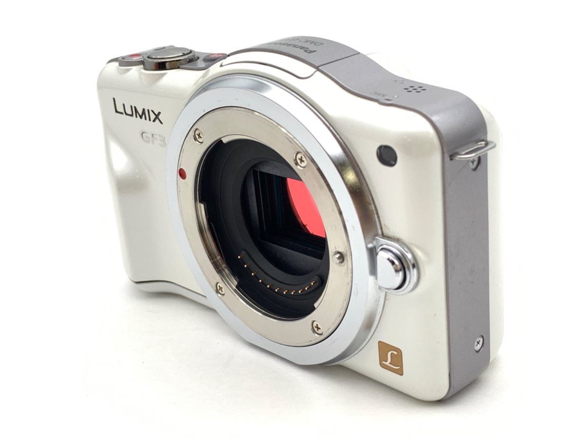 中古：AB(良品)】パナソニック LUMIX DMC-GF3-W ボディ シェルホワイト