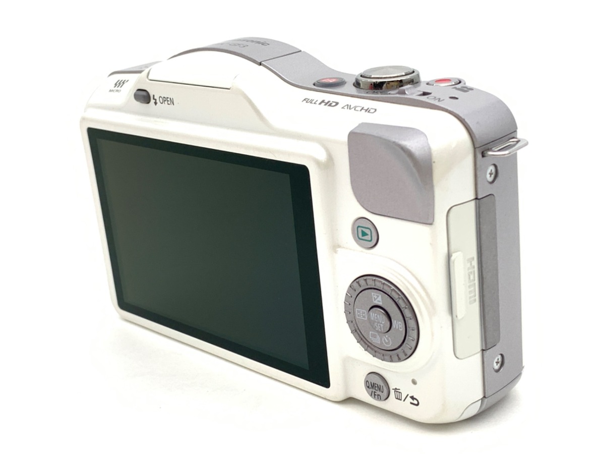 中古：AB(良品)】パナソニック LUMIX DMC-GF3-W ボディ シェルホワイト