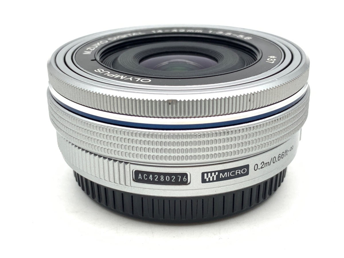【美品】オリンパス　Ｍ.ZUIKO 14-42/3.5-5.6 M.ZUIKO DIGITAL ED 14-42mm F3.5-5.6 EZ [シルバー] 中古価格