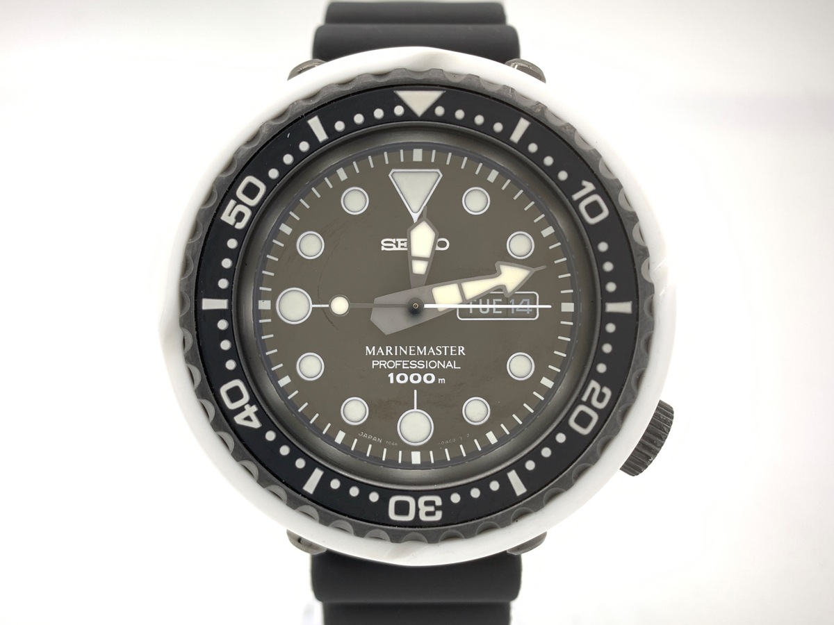 【中古】 セイコー プロスペックス マリンマスター 45周年記念 300本限定 中古：A(美品)】セイコー プロスペックス マリンマスター ブラック
