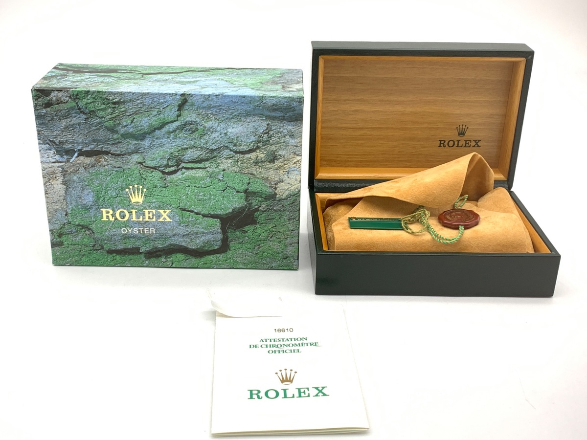 ロレックス(ROLEX) サブマリーナー デイト ブラック 16610 ステンレススティール クロノメーター表記