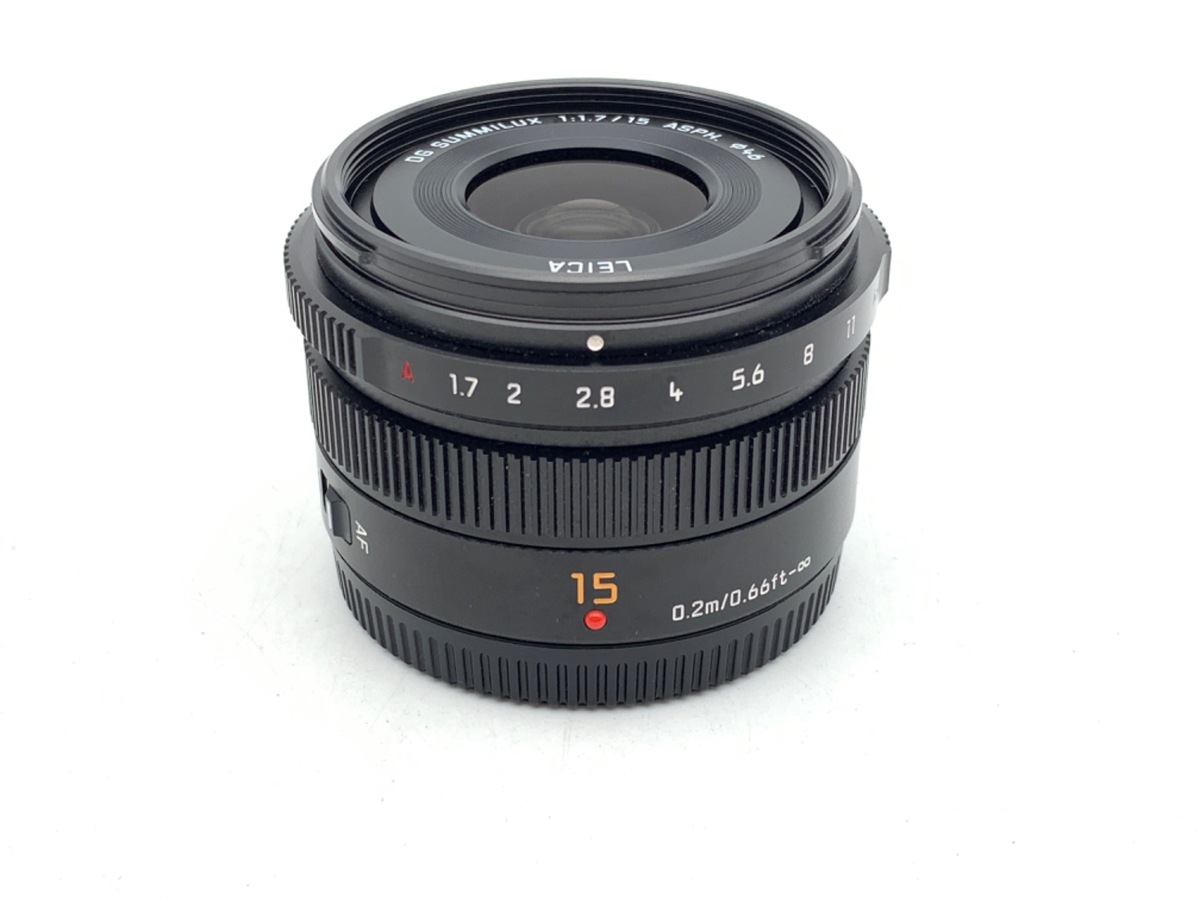 LEICA DG SUMMILUX 15mm/F1.7 ASPH. H-X015-K [ブラック] 中古