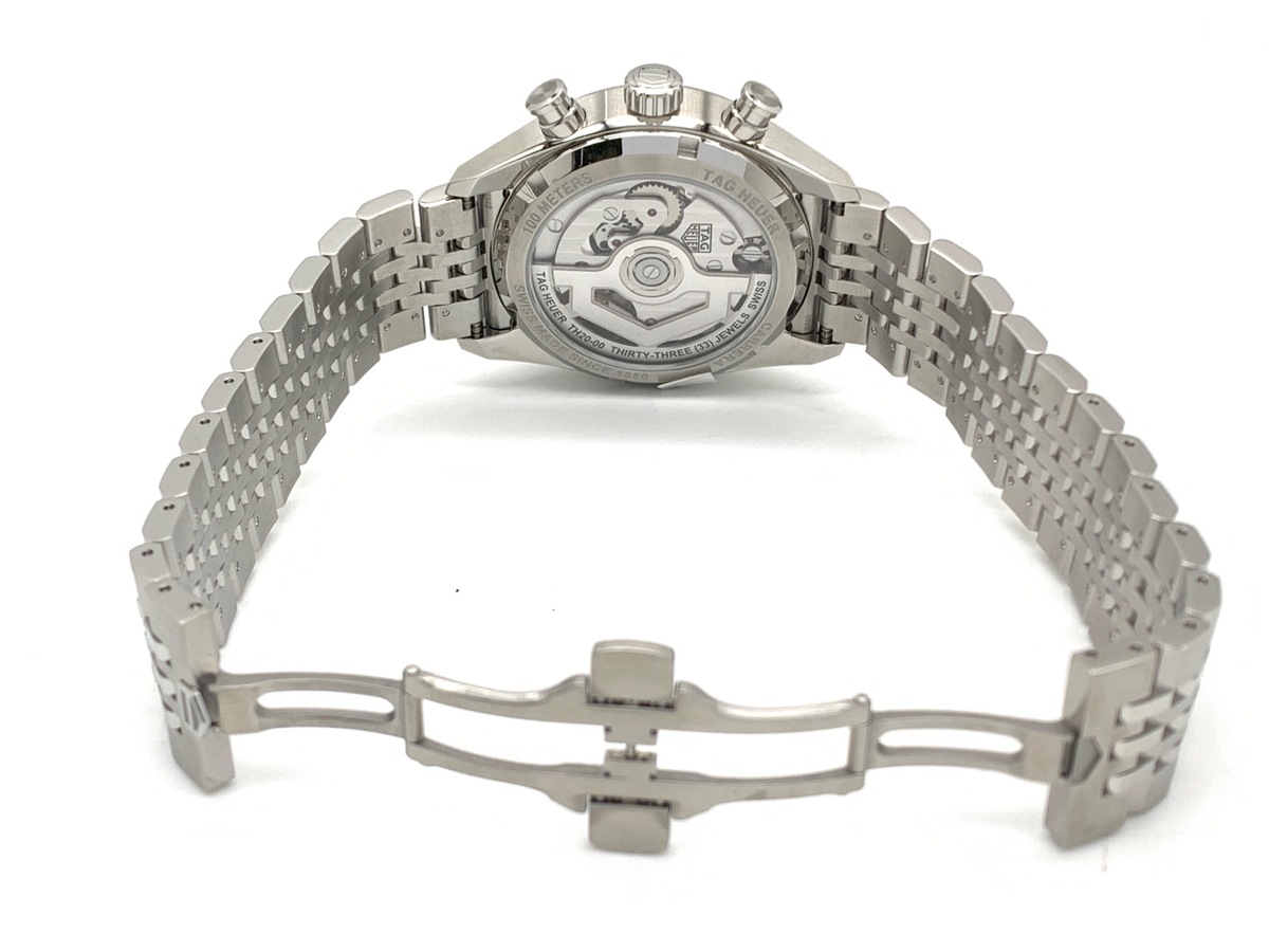 タグ・ホイヤー カレラ クロノグラフ ブラック／グレー CBS2210.BA0048 ステンレススティール