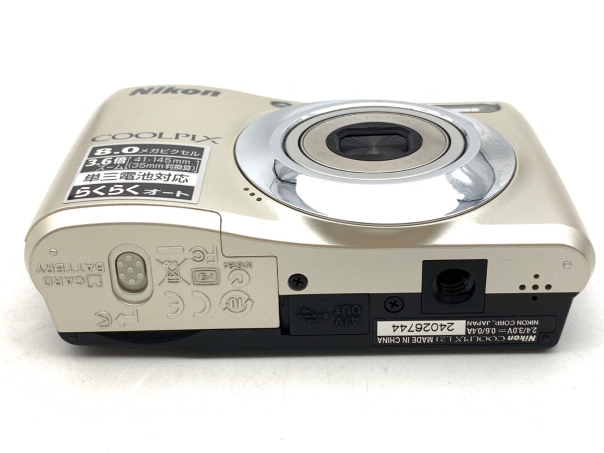 ★人気！超美品★Nikon ニコン COOLPIX L21 6.7-24mm Amazon.co.jp: Nikon COOLPIX Digital Camera L21 Silver